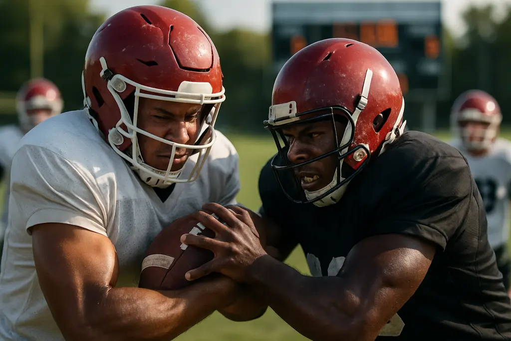 FSU Skill Positions practicing routes and handoffs during a Florida State football workout